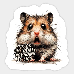 Sad Hamster Sticker